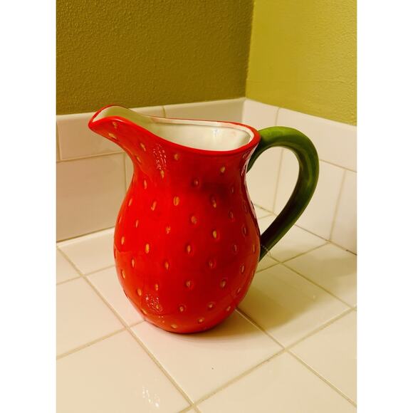 Home Essentials Strawberry Pitcher - Picture 1 of 6